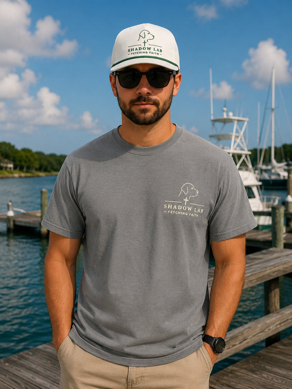 American Labs Short Sleeve Tee - Grey