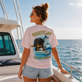 Black Lab and Marlin "Fetching Faith" Short Sleeve Tee - Light Pink