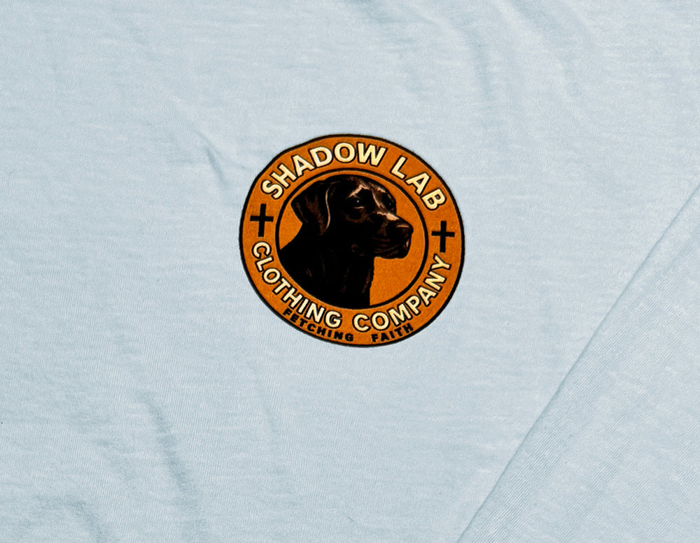 Faithful Fetcher Long Sleeve Tee - Alice Blue