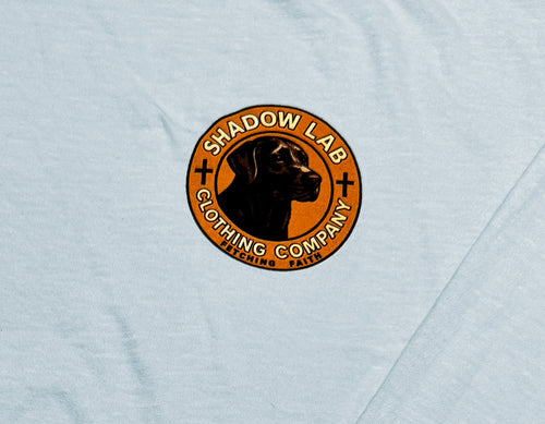 Faithful Fetcher Long Sleeve Tee - Alice Blue