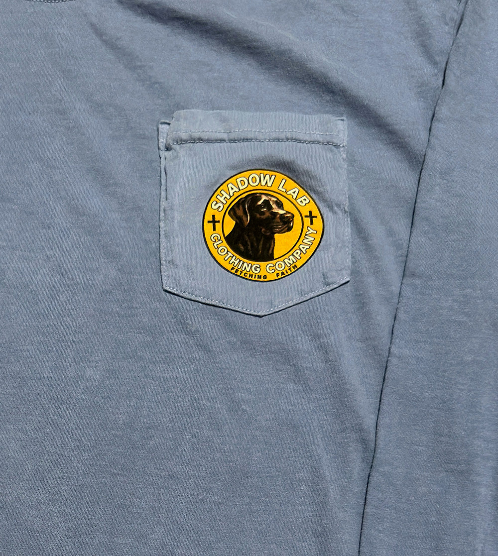 Hunters at Sunset Long Sleeve Tee - Blue