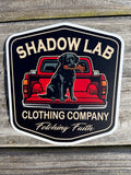 Lab in Truck Decal