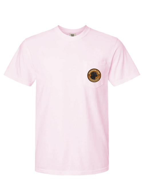 Black Lab and Marlin "Fetching Faith" Short Sleeve Tee - Light Pink