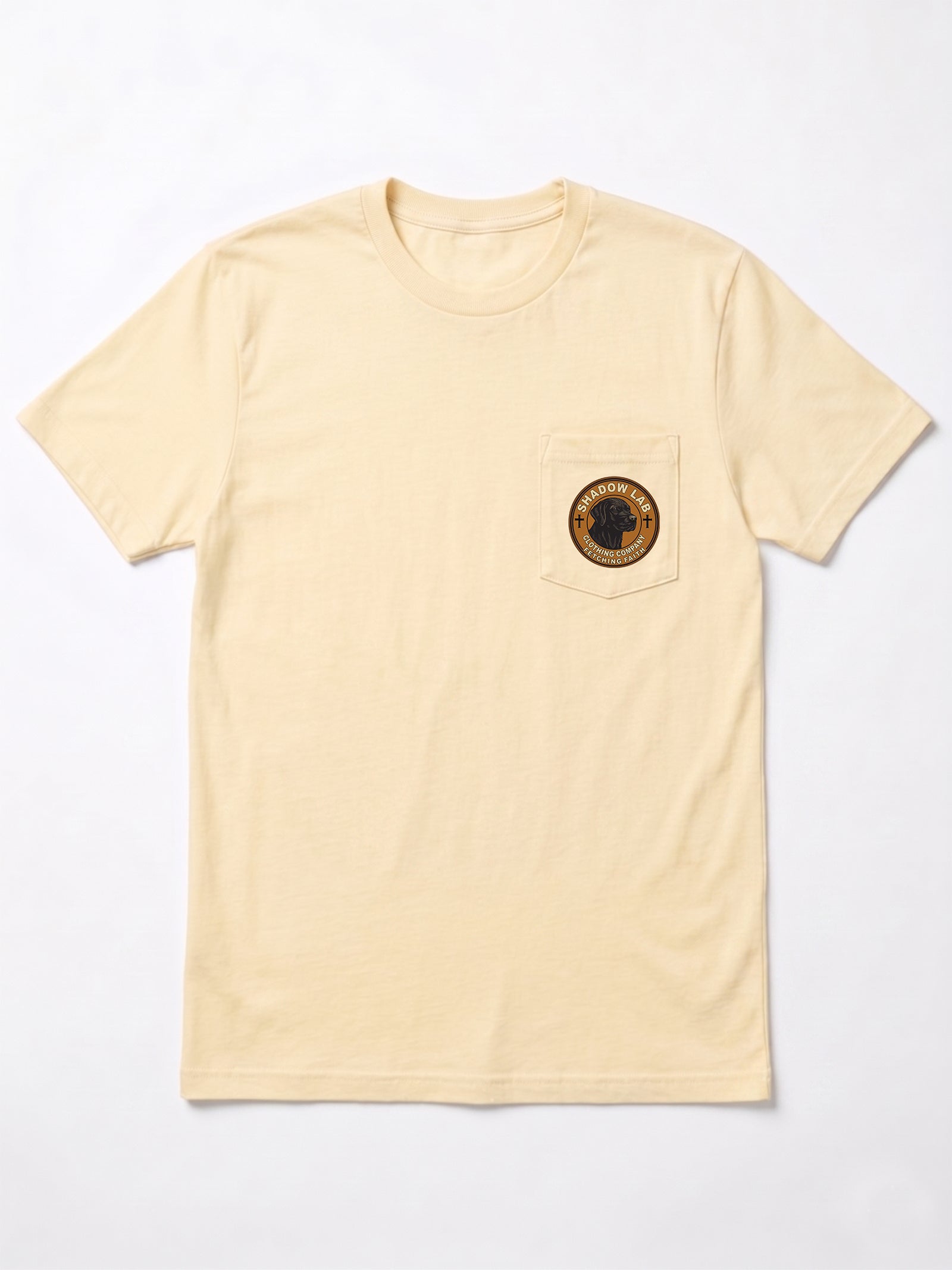 White Lab Out West "Fetching Faith" Short Sleeve Tee - Butter