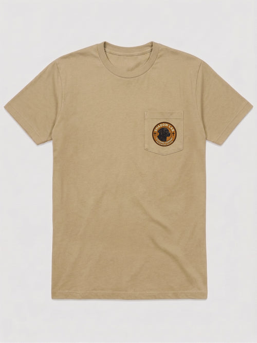 Buck and Lab "Fetching Faith" Short Sleeve Tee - Khaki