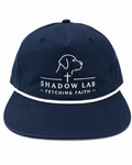 Classic Rope Hat - Navy with White